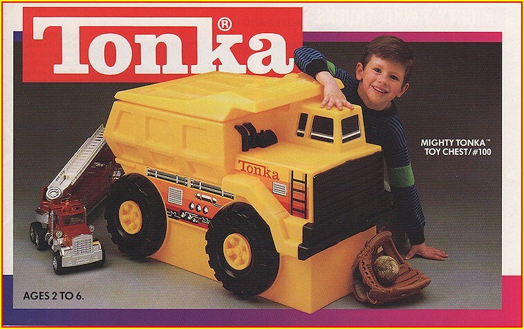 tonka dump truck toy box